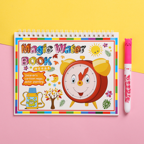 Children‘s Water Picture Book Baby Coloring Color Filling Book Kindergarten Magic Water Painting Album Repeated Sketch Book