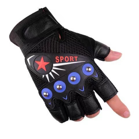 Half Finger Gloves Cycling Gloves Men and Women Summer Finger Leakage Tactical Non-Slip Wear-Resistant Special Forces Sports Breathable