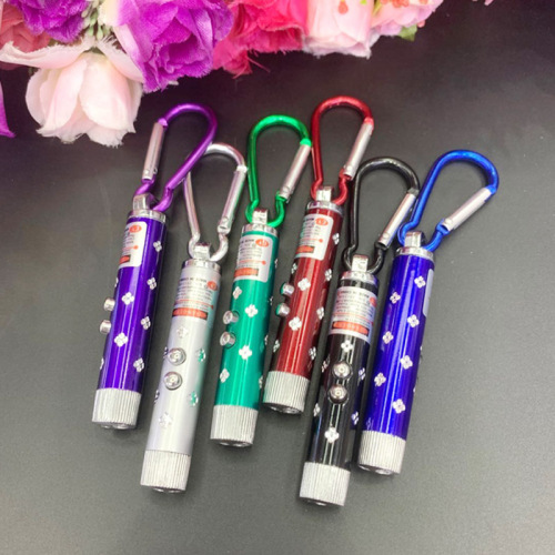 Chi Yi Novel Plum Blossom Rod 4 in 1 Money Detector Laser Light Vertical Bar Straight Head Led Money Detector Laser Office Laser Pen 