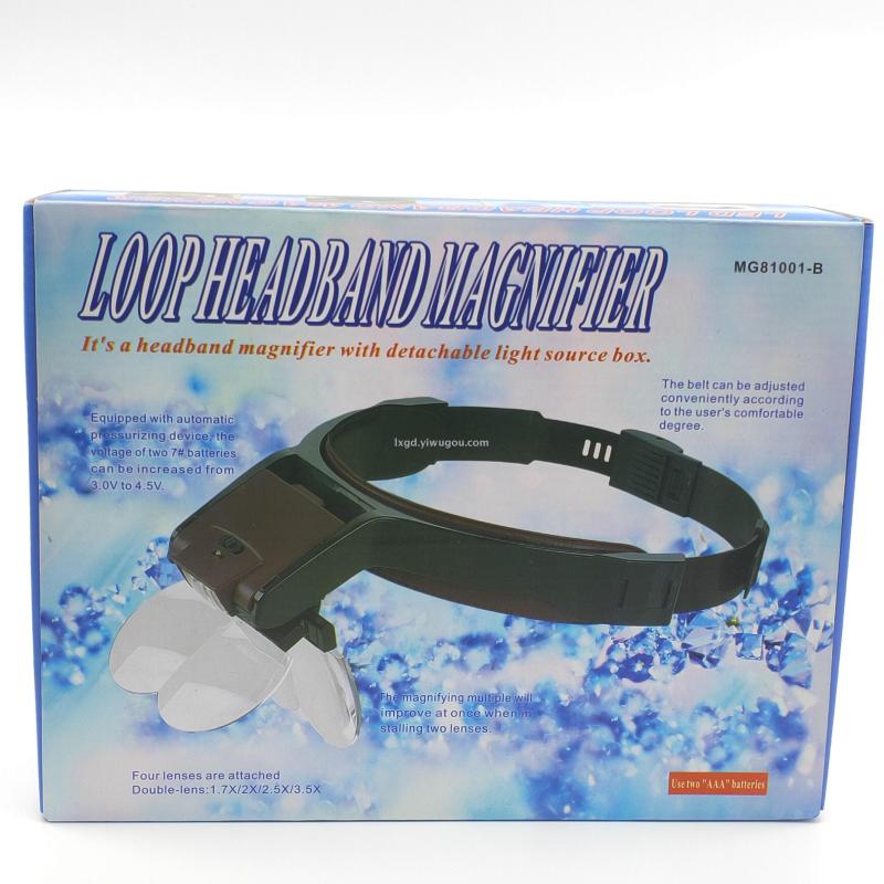 mg81001-e light head magnifier with detachable
