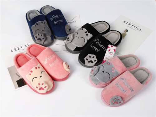 New Cartoon Cat Home Cotton Slippers Cartoon Indoor Slippers Boutique