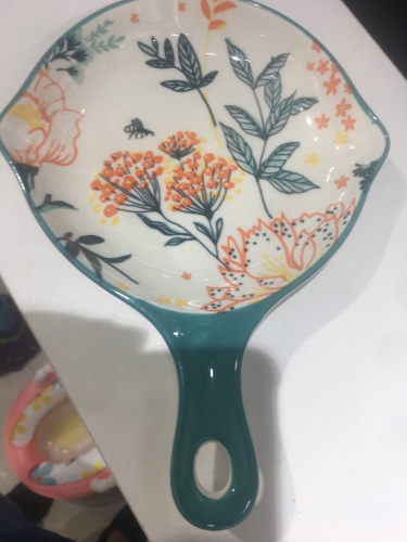Ceramic Plate with Handle Baking Tray 