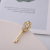 Creative INS hot style key pendant full of zircon necklace women personality fashion accessories manufacturers direct