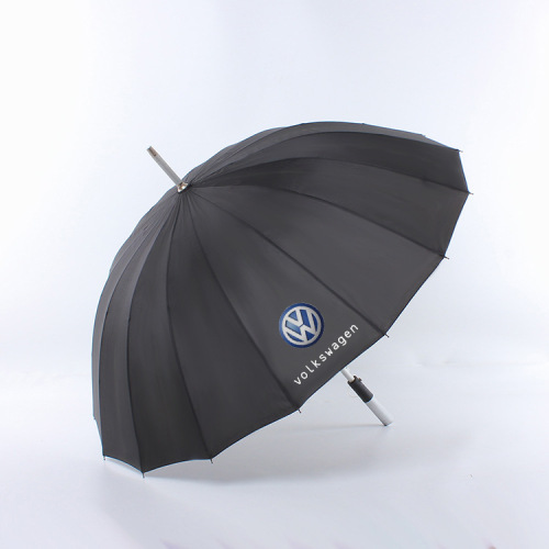 4s shop car logo gift umbrella advertising umbrella customized customized aluminum umbrella rib 16 bone 23-inch straight rod long umbrella