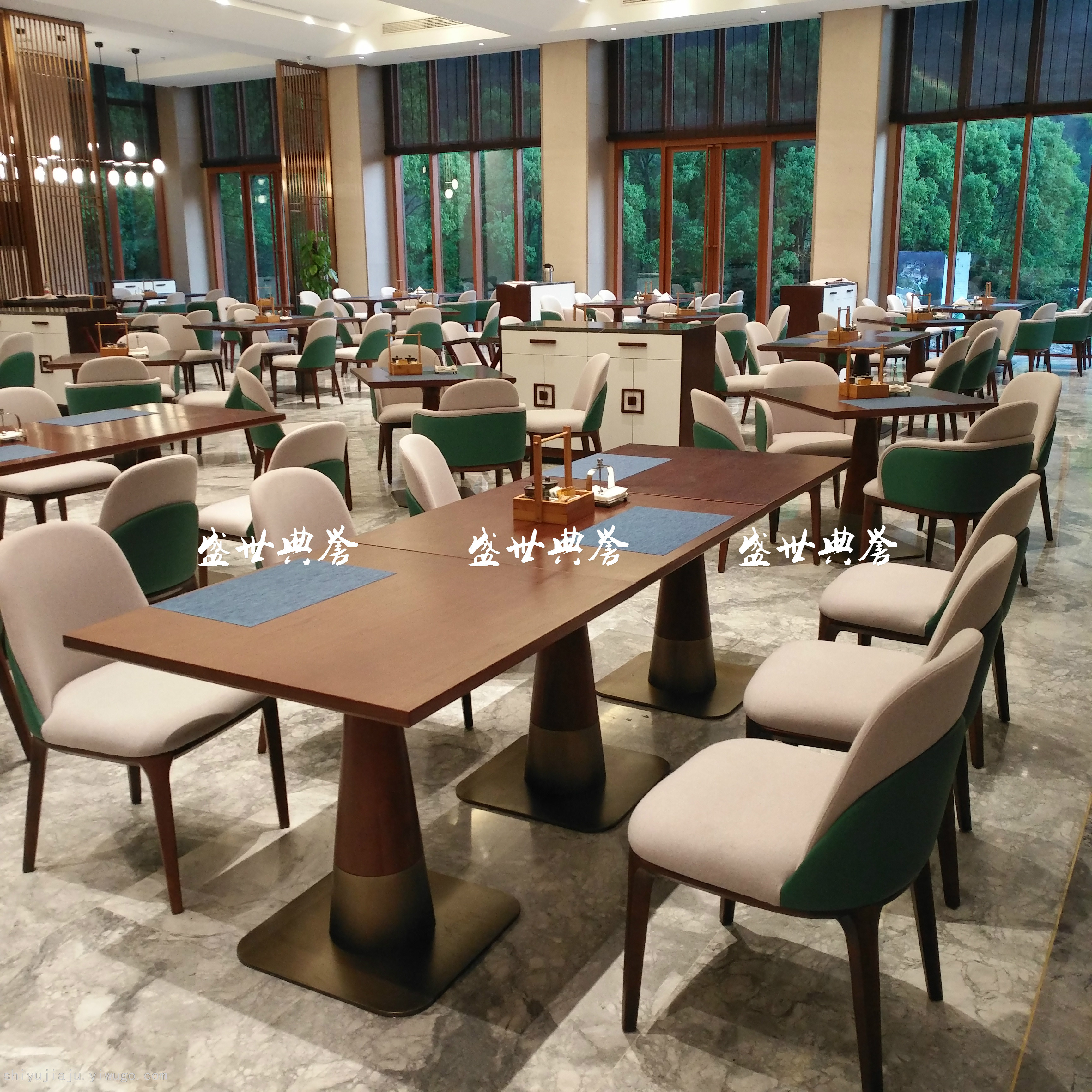 绍兴假日酒店早餐桌椅定做星级宾馆自助餐厅椅子洲际酒店西餐椅