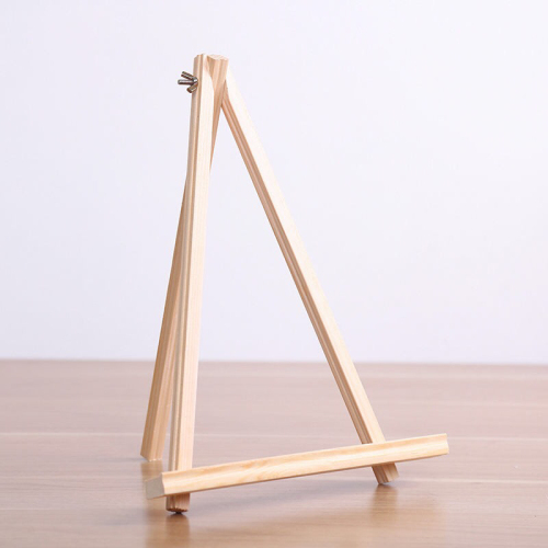 wooden easel triangle stand mini wooden desktop desktop photo frame small easel easel small tripod for mobile phone