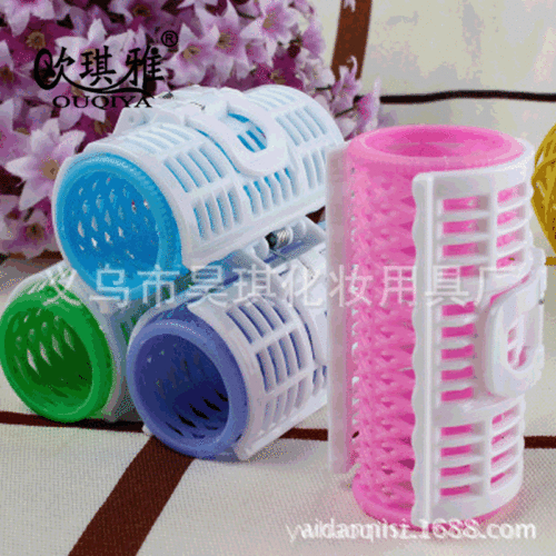 Ouqiya Multi-Functional Plastic Hair Curler Does Not Hurt Hair Non-Ironing Curler 4 Pack Strength Manufacturers Spot Wholesale