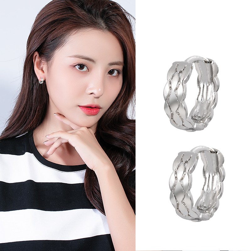 小耳圈耳扣质感925情侣小耳圈气质耳环网红厂家直销批发耳坠新款