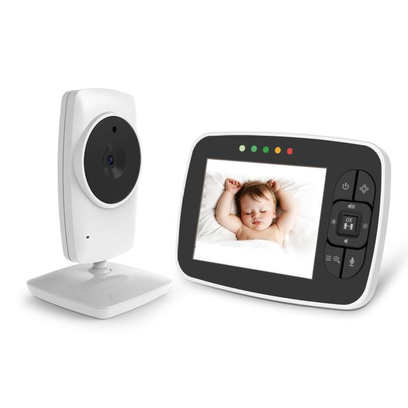 跨境新品 3.5寸婴儿监视器 双向对讲 ECO智能唤醒