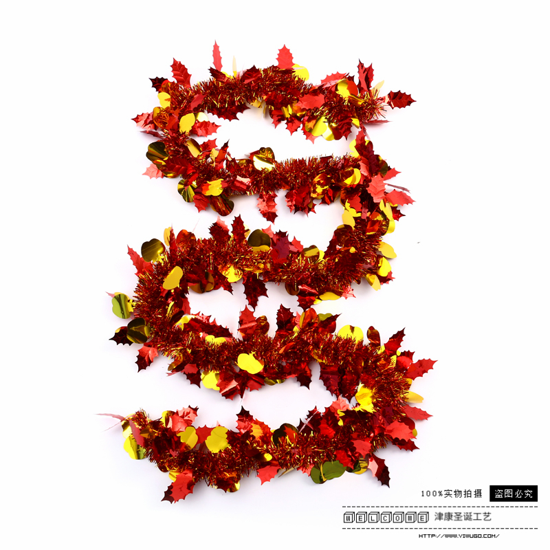 节庆生日晚会雨丝六一挂饰圣诞门帘加密毛条楼梯结婚彩带拉花彩条