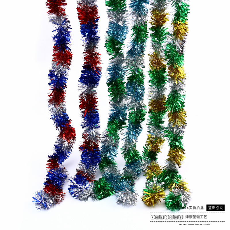 圣诞装饰拉花婚庆婚房教室晚会场景布置用品宴会派对装饰毛条彩条