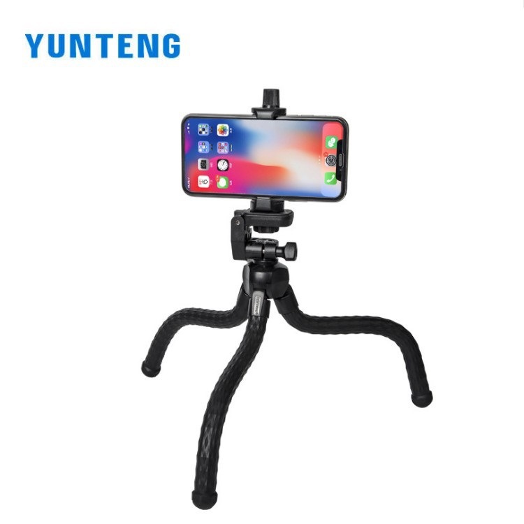 云腾3280八爪鱼三脚架手机支架桌面云台单反微单小三角架直播拍照