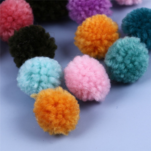 Color Woolen Yarn Ball Waxberry Ball Ornament Accessories Handmade Fur Ball Diy Accessories