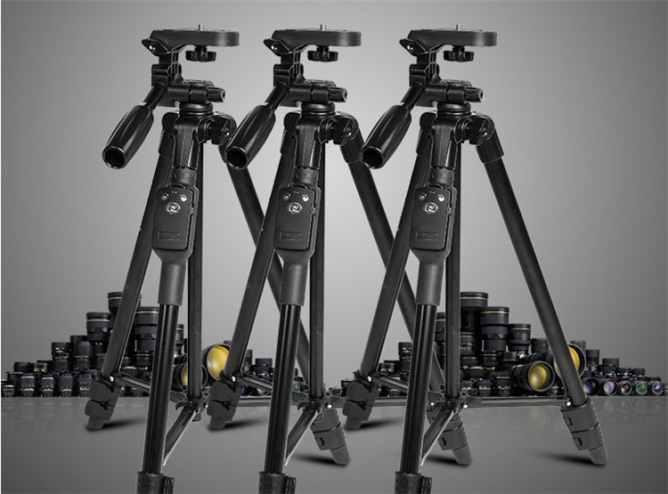 云腾5208三脚支架 带遥控 便携单反相机支架 旅游自拍架自拍便捷