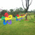 Wedding Supplies Factory Direct Kindergarten Children's Toys Plastic Windmill Decoration Outdoor Pinwheel