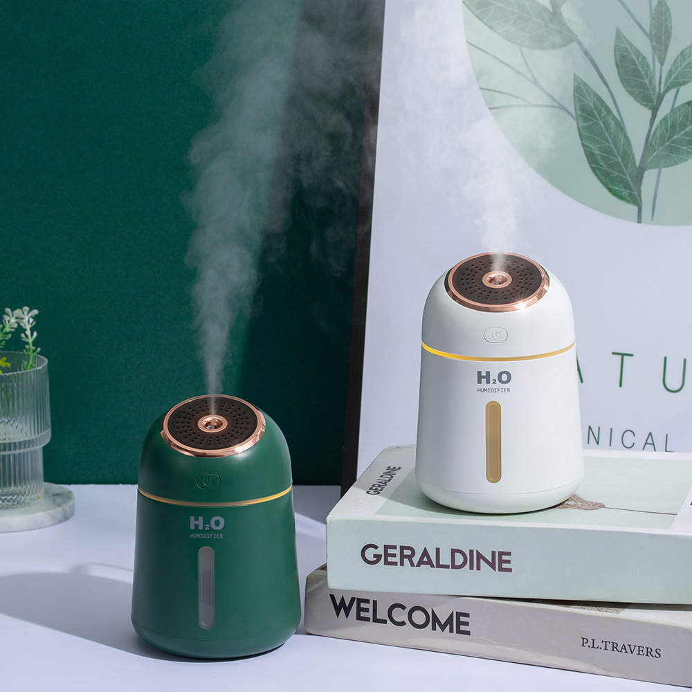 简约小Q加湿器USB迷你桌面香薰加湿器补水大容量喷雾器礼品