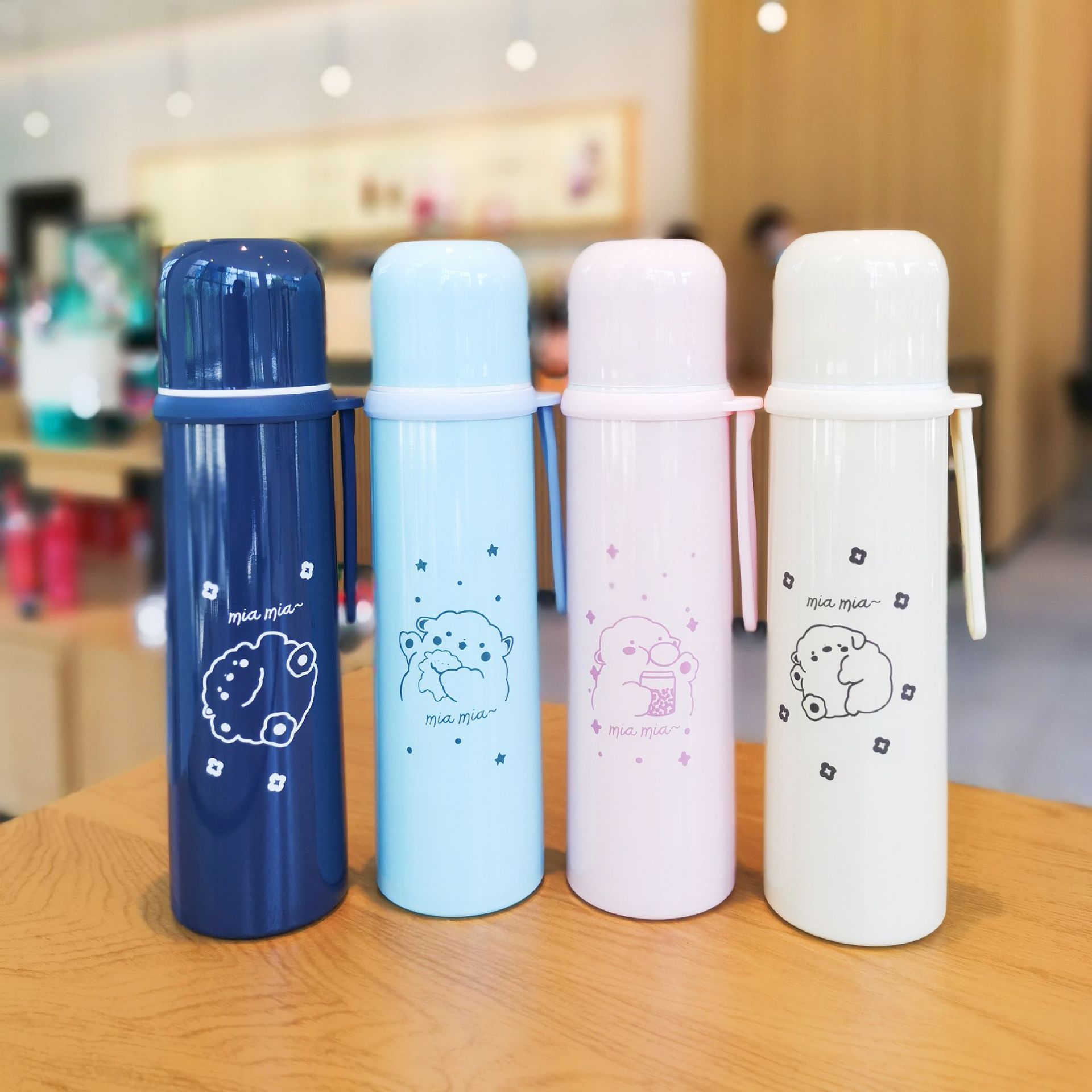 厂家直销新款子弹头保温杯时尚可爱学生不锈钢水杯大容量便携杯子