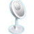 Three-in-One Led Makeup Mirror with Fan Small Mirror Creative LED Light Included Bench Magnifiers