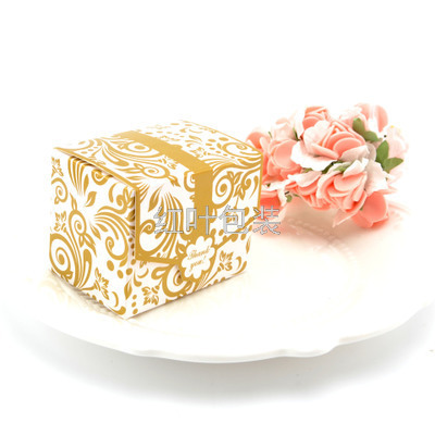 Wholesale Customized European Gold and Silver Pattern Candy Chocolate Packaging Gift Box Candy Box Paper Box Wedding