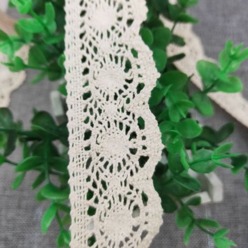 manufacturers wholesale all kinds of lace classic styles 3.5cm beige sunflower cotton lace