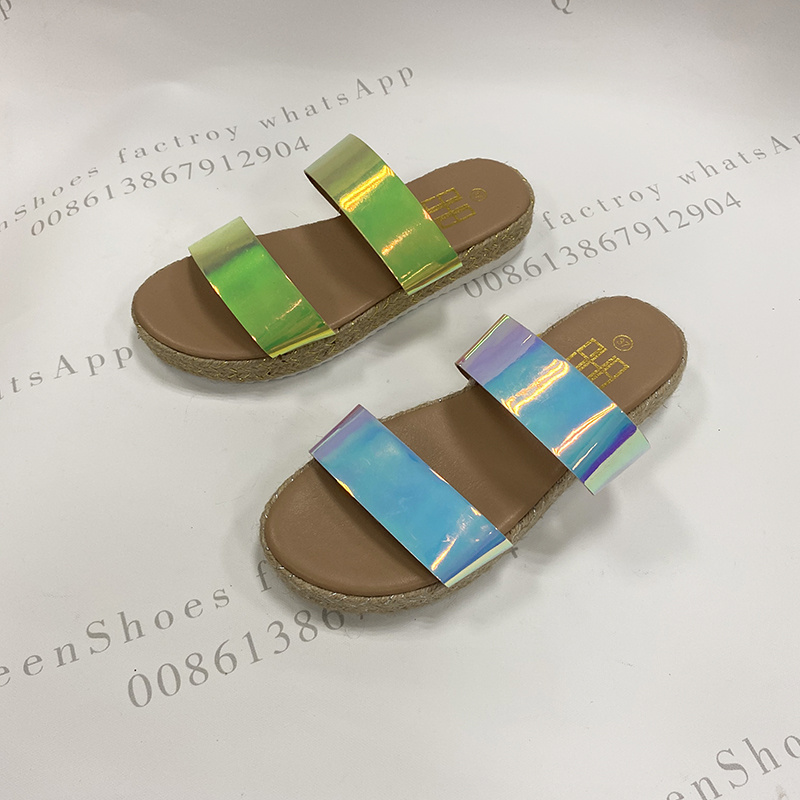 stock shoes women slipper 夏季女士拖鞋现货时尚凉拖鞋2色可选详情2