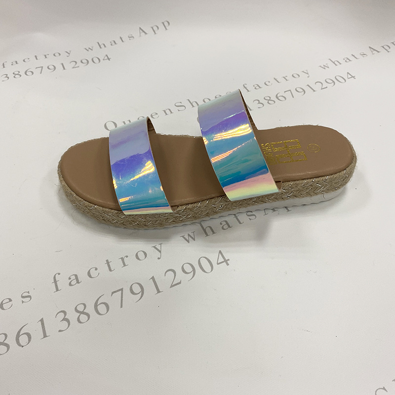 stock shoes women slipper 夏季女士拖鞋现货时尚凉拖鞋2色可选详情4