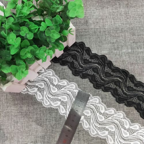 direct sales 7.0cm bilateral wave lace nylon silk water soluble lace diy hair accessories hair band necklace wholesale