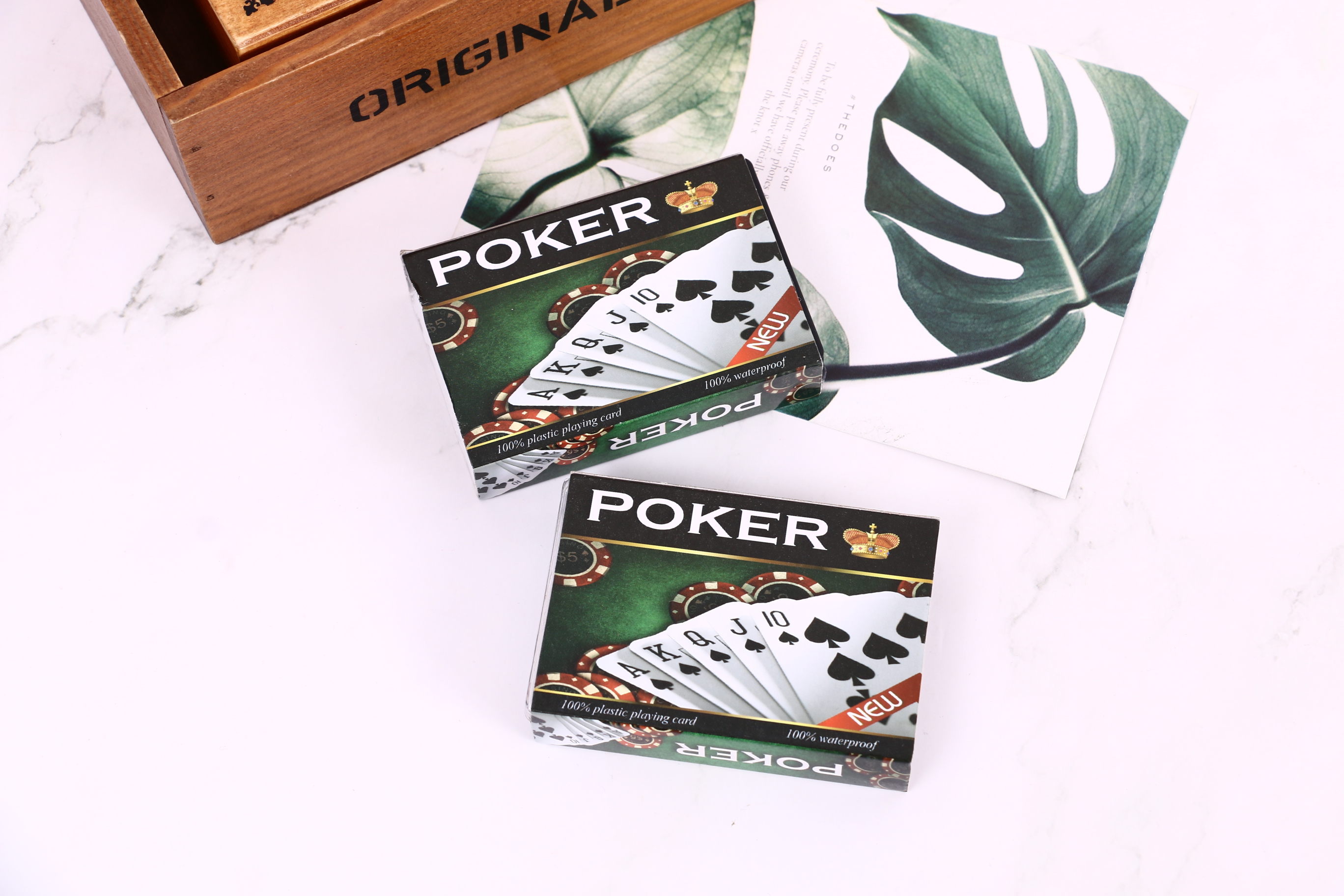 poker 单副套盒塑料扑克牌 57*87mm外贸出口 厂家直销 可来样定做