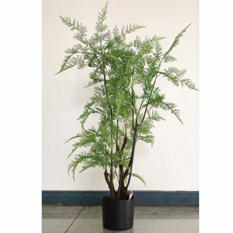 工厂店北欧风高仿真植物盆栽蕨类树高仿蕨马尾蕨装饰手感蕨草盆景