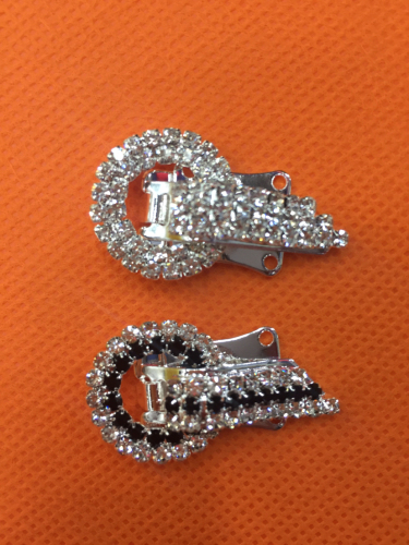Duck Mouth Buckle Hit the Skin Button a Pair of Buckles Decorative Buckle Rhinestone Buckle