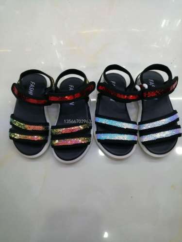 Girls Sandals in Stock Summer Fashion Princess Shoes Baby Beach Shoes Sandals