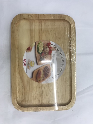 A054 Bread Board Kitchen Chopping Board Double-Sided Chopping Board Tray and Dinner Plate Thickened Household Tray Snack Fruit Tray