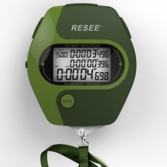 New Creative Rechargeable Durable 500-Track Stopwatch Track and Field Running Timing Three Bars LDE Display Stopwatch Manufacturer