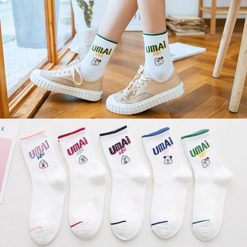 online store popular socks women‘s socks winter mid-calf socks korean autumn and winter thick cotton socks stockings ins women‘s socks tide socks