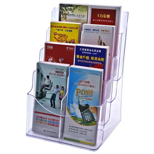 xinhua sheng acrylic information rack desktop display rack multi-layer information advertising folding rack bank display rack