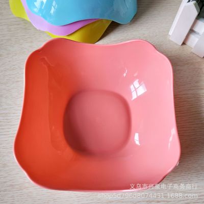 One-Yuan Snack Plate New Material Fruit Plate Dried Fruit Plate Living Room Swing Plate 1 Yuan 2 Yuan Stall Supply
