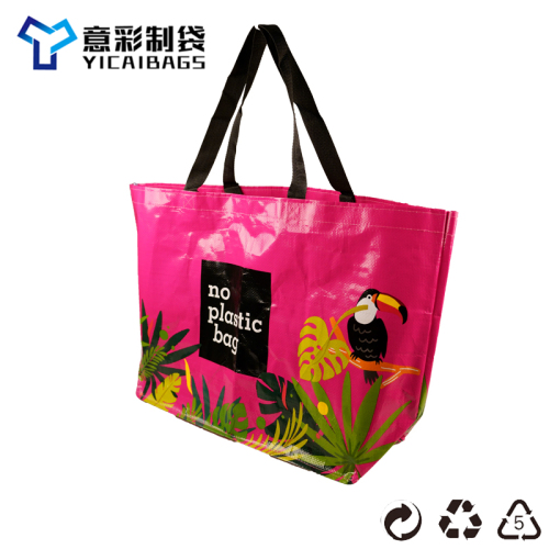 Fashion Environmental Protection Color Printing Film Woven Cloth Shopping Bag， gift Bag 