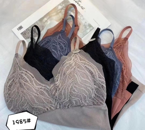 Lace Lace Spaghetti-Strap Long Innerwear Bottoming Vest Bra Soft and Comfortable Adjustable Shoulder Strap