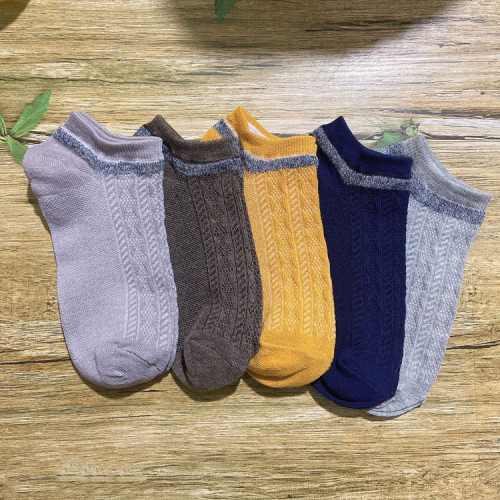 boat socks men‘s retro ethnic style thick needle pure cotton socks japanese harajuku double knitted socks sweat-absorbent breathable stall socks wholesale