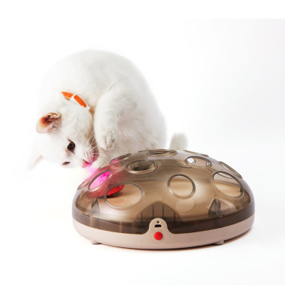 Electric Cat Toy Turntable Crazy Play Plate Cat Scratching Mouse New Magnetic Suspension Technology Educational Cat Toy