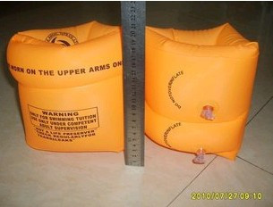 manufacturer promotion genuine thickened linen pattern adult swimming arm circle double airbag water sleeve 1 pair