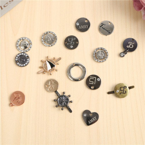 upper luggage clothing metal accessories shoe flower upper decorative hardware buckle accessories