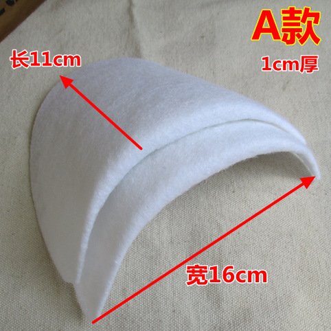 factory direct clothing cotton shoulder spring and autumn clothes shoulder pad suit white thin shoulder cotton knitted cotton shoulder pad customization