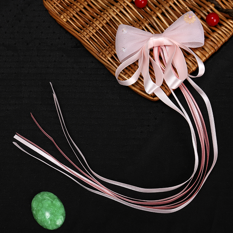 发夹女韩国ins蝴蝶结超仙古风复古汉服后脑勺夹子小女孩发卡发饰