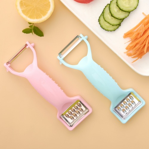 Two-in-One Kitchen Multifunctional Paring Knife Stainless Steel Potato Fruits Grater Household Fruit Peeler