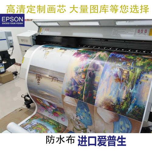 Cotton printing Production Spray Painting Core Oil Canvas Art Micro Spray Painting Core Cross-Border Wholesale Decorative Painting One-Piece Delivery 