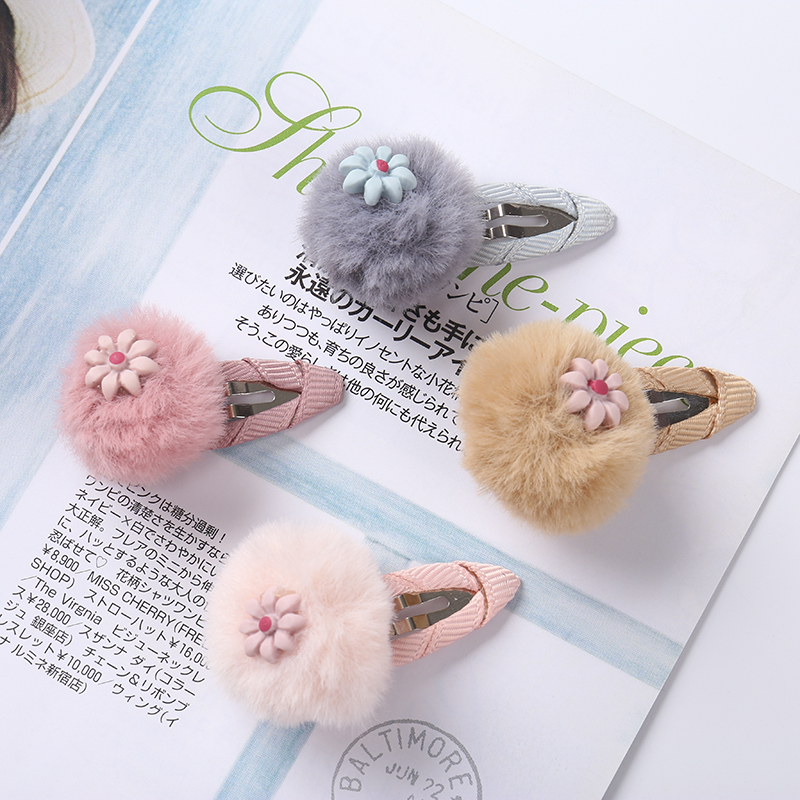 发夹女韩国ins 夹子头饰新款发圈发皮筋女扎头发绳侧边夹刘海发卡