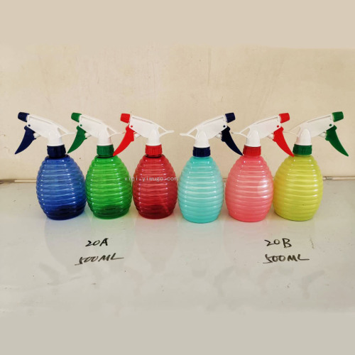 transparent pineapple-shaped watering can spot solid color flat spray kettle of various shapes 500ml spray pot 20-a/b