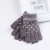 Winter Children's Five-Finger Gloves Fashion Jacquard Student Gloves Knitted Brushed Warm-Keeping and Cold-Proof Gloves Factory Wholesale
