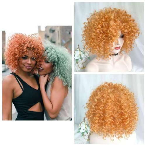 foreign trade african small volume women‘s explosive wig